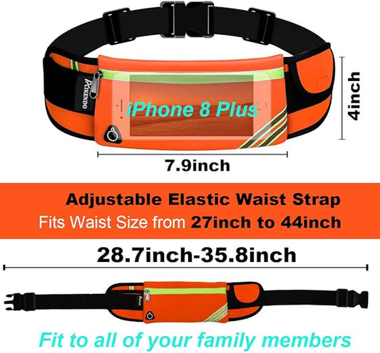 Belt Bag Fanny Pack, Gear Running Belt Waist Bag,Travel Money Belt Cell Phone Holder for Gym,Workout, Fitness, Exercise, Hiking, Cool Gifts ideas for Runners Mom Father Christmas