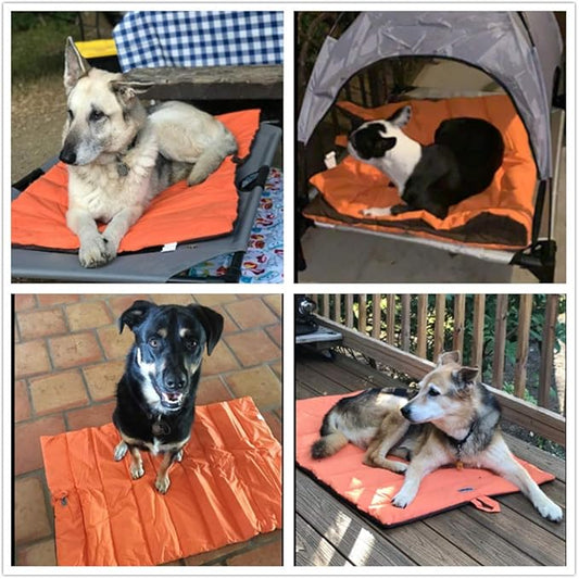 Outdoor Dog Bed, Waterproof, Washable, Large Size, Durable, Water Resistant, Portable and Camping Travel Pet Mat