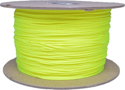BORED? PARACORD! Nylon Micro Cord - 125 or 1000 Foot Spool Options - 70+ Colors and Patterns - 1.18mm Cord