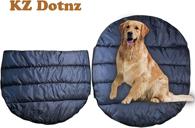 Portable Camping Travel Dog Bed, Waterproof Extra Large Camping Dog Bed/Mat, Rollable Portable Pet Dog Sleeping Bag