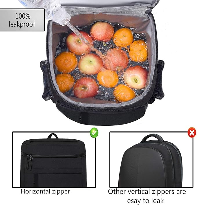 FORICH Soft Cooler Backpack Insulated Waterproof Backpack Cooler Bag Leak Proof Portable Small Cooler Backpacks to Work Lunch Travel Beach Camping Hiking Picnic Fishing Beer for Men Women