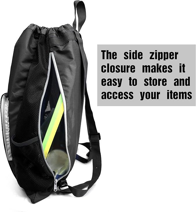 BeeGreen Drawstring Backpack for Men Women Athletic Gym Sports Workout Beach Swim …