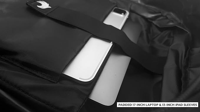 45L to 55L Expandable Professional Tactical Backpack | 1680D SUPER HEAVY DUTY BALLISTIC NYLON |10X Stronger Work & Military Bag | Built-In Rain Cover | MADE BY PROS FOR PROS (Carbon Black: Pro Series)