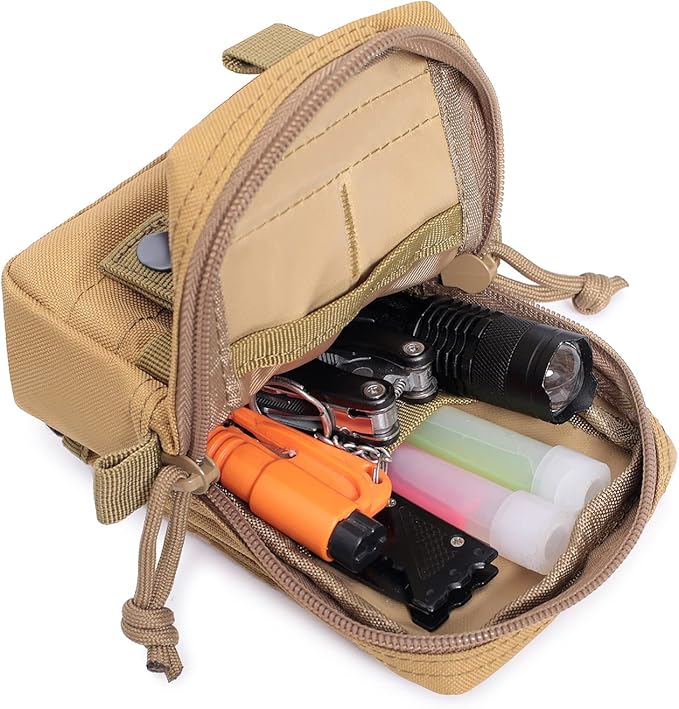 Tactical Molle EDC Pouch Cellphone Pouch Holder Utility Gadget Organizer Bag