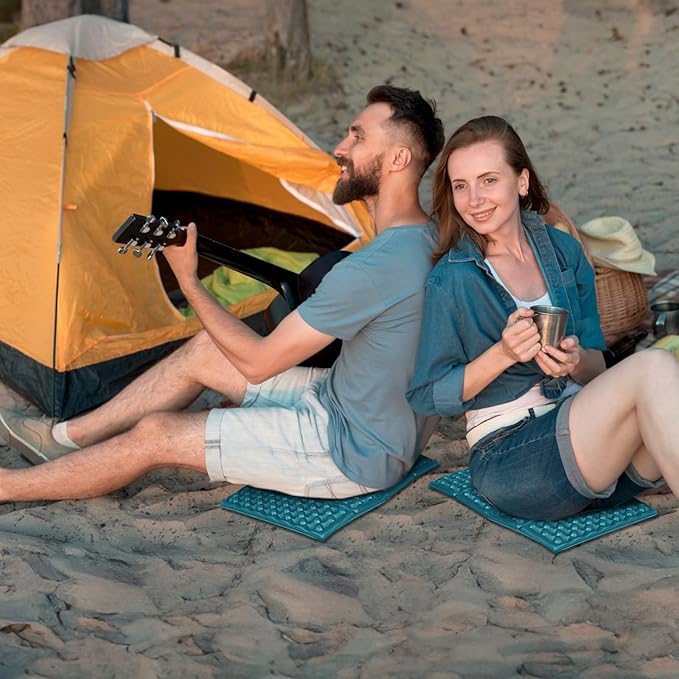 Foam Seat Mat for Camping, Foldable Seat Pat Cushion,Waterproof IXPE Sitting Pad for Outdoor Camping, Stadium,Backpacking Travel,Hikking,Picnic,Stadiums and Bleachers