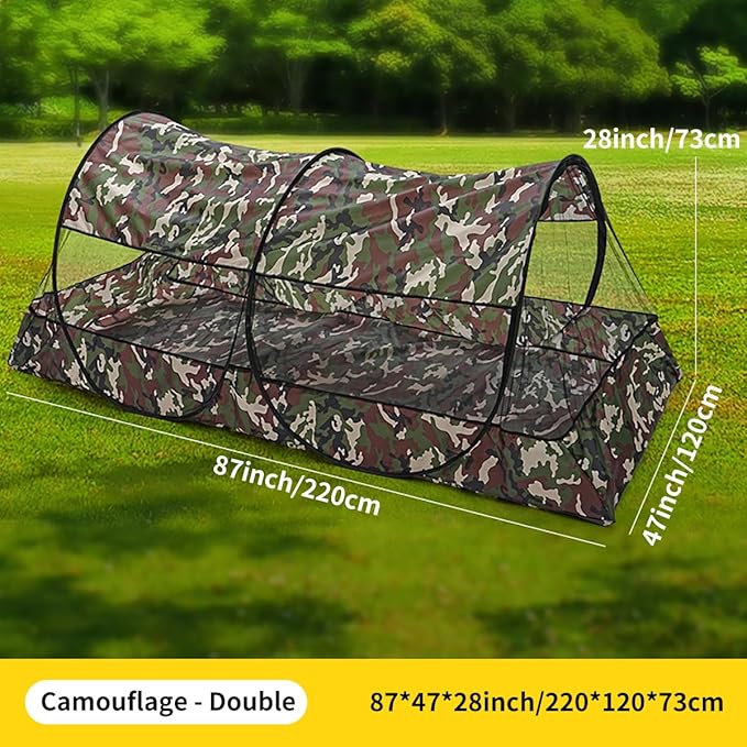 Portable Outdoor Camping Tent Net Does Not Require Installation, Designed to Be Compact and Lightweight, Making It Perfect for Camping, Trekking Person Tent.