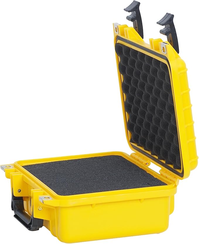 MEIJIA Portable All Weather IP67 Waterproof Protective Case,Hard Camera Case,Dry Case with Customizable Foam,Fit Use Of Drones,Camera,Equipments,10.62 x9.68x4.87inches