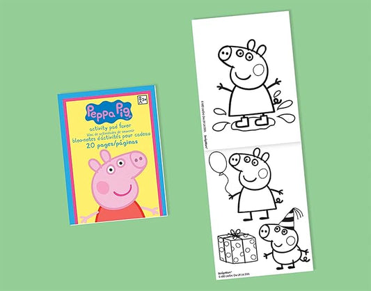 Amscan 397847 Peppa Pig™ Activity Pad | Party Favor | 1 piece
