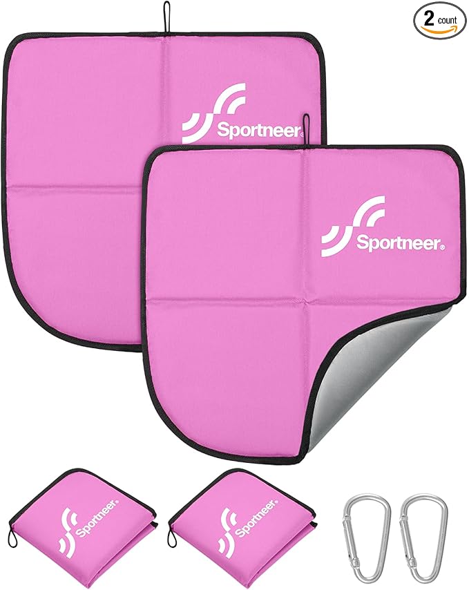 Sportneer Sitting Pad, Sit Pads for Backpacking Portable Camping Sit Pad Waterproof Folding Pad Stadium Seat Pad for for Camping Picnics Hiking