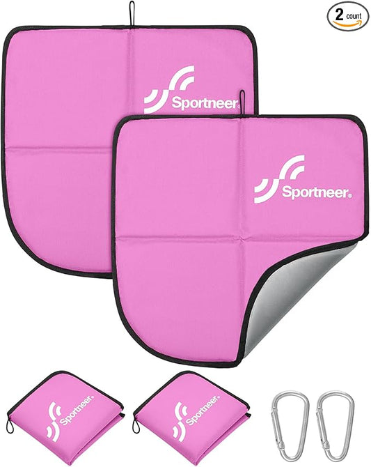 Sportneer Sitting Pad, Sit Pads for Backpacking Portable Camping Sit Pad Waterproof Folding Pad Stadium Seat Pad for for Camping Picnics Hiking