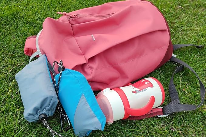 Orga'Neat Pocket Picnic Blanket, Sandproof Lightweight Pocket Camping Tarp, 55″x 60″ Foldable & Fits into Small Bag, Water Resistant Washable Quick Dry Compact Beach Mat for Outdoor Recreation