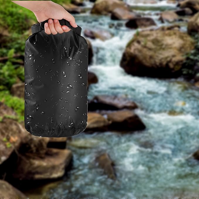 Shappy 6 Pcs Waterproof Dry Bag Set 6 Size Lightweight Sack and Long Adjustable Shoulder Strap 20/15/10/8/5/3l Outdoor Keep Gear Stuff Sack for Backpacking Boating Hiking Camping