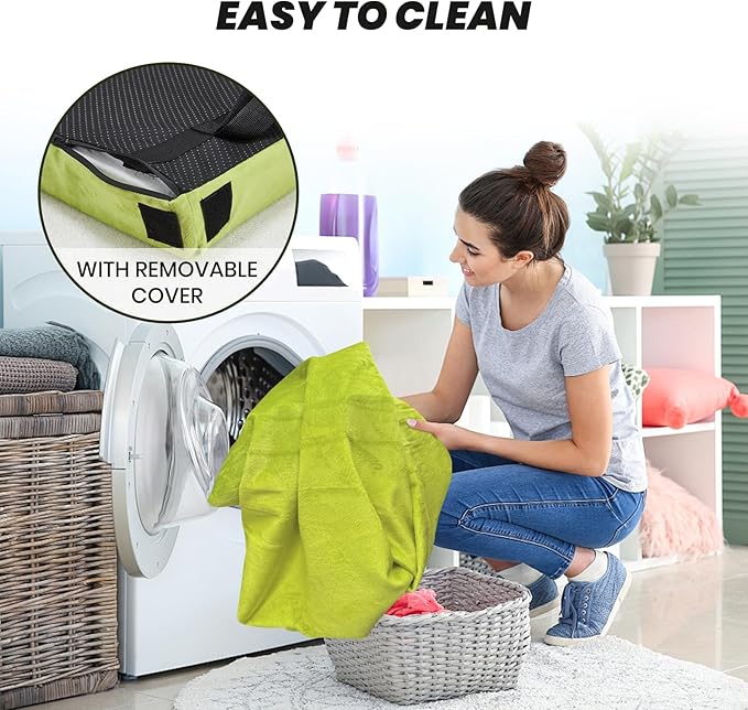 Memory Foam Camping Pad, Camping Sleeping Pad, Camping Mattress Pad with Pillow & Travel Bag, Portable Floor Mat Roll Up for Guest Adults Side Sleepers Indoor Outdoor Travel