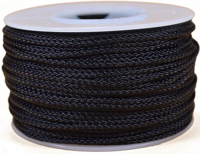 BORED? PARACORD! Nylon Micro Cord - 125 or 1000 Foot Spool Options - 70+ Colors and Patterns - 1.18mm Cord