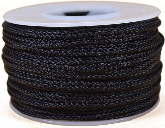 BORED? PARACORD! Nylon Micro Cord - 125 or 1000 Foot Spool Options - 70+ Colors and Patterns - 1.18mm Cord