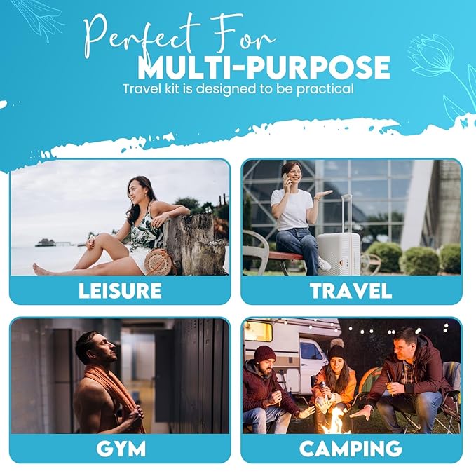 Compact Personal Shower Kit To-Go– Your Hygiene Companion for Travel, Gym, and Outdoor Adventures (3)