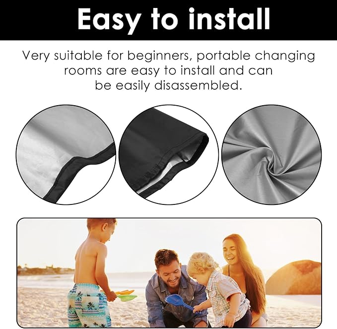 Boats Privacy Curtain Boat Changing Room Portable Privacy Tent for Boats with Storage Bag, Boat Changing Room Easy to Install Hanging Privacy Partition for Pontoon Boats 39.37 x 39.37 x 78.7 Inches