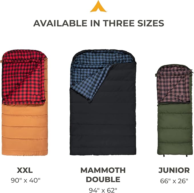 Teton Junior, 20 Degree and 0 Degree Sleeping Bags. Finally, Sleeping Bag for Boys, Girls, All Kids, Warm and Comfortable, for All Camping Weather and Built to Last