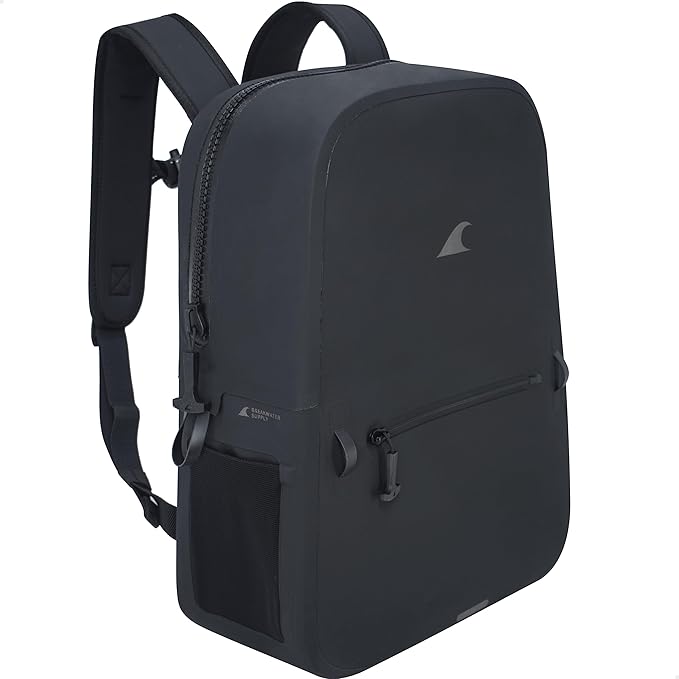 Breakwater Supply™ 100% Waterproof Submersible Backpack, Laptop Bag, Airtight Zippers | Travel Outdoors | Fogland 25L 20L 15L