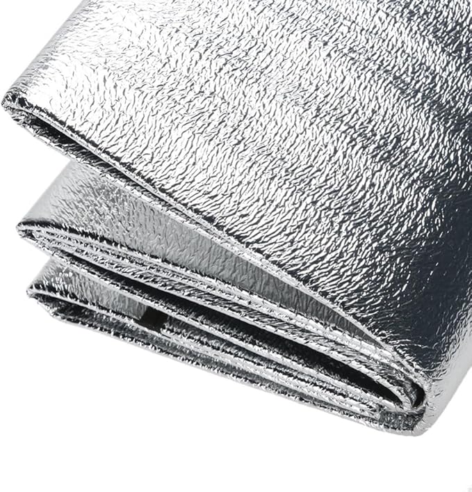 Camping Mat Foam Foil Blanket for Camping Foam Pad Insulating Foil Mat Sleeping Tent Pad Thermal Aluminum Camping mat for Reflecting Heat