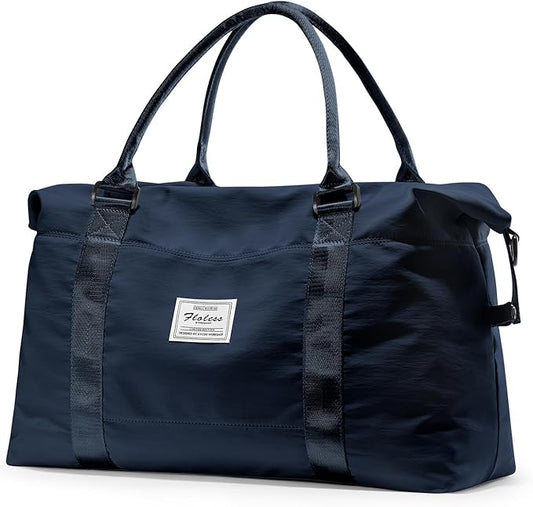 Travel Duffel Bag,Sports Tote Gym Bag,Shoulder Weekender Overnight Bag for Women