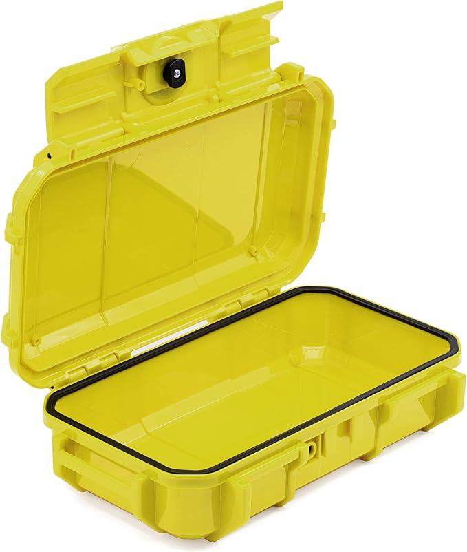 Seahorse 56 OEM Portable Waterproof Dry Box Hard Protective Micro Case - Mil Spec/USA Made / IP67 Waterproof/Lockable/Airtight/Smell Proof - for Hand Tools, Ammo Boxes, Stash Box