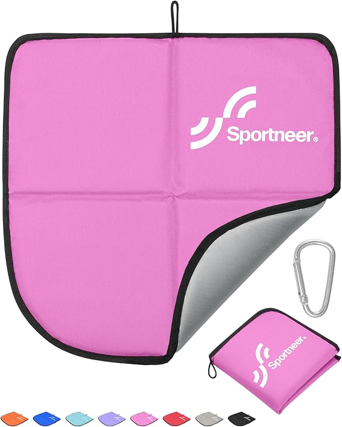 Sportneer Sitting Pad, Sit Pads for Backpacking Portable Camping Sit Pad Waterproof Folding Pad Stadium Seat Pad for for Camping Picnics Hiking