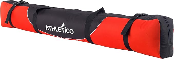 Athletico Mogul Padded Ski Bag - Fully Padded Single Ski Travel Bag