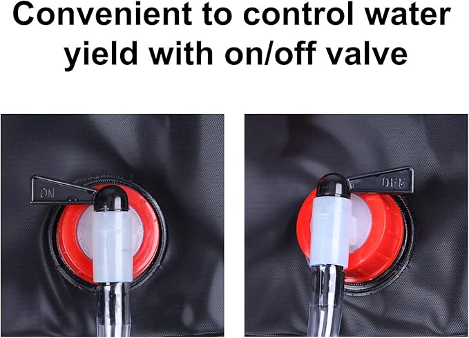 CARTMAN 5 Gallons Portable Solar Camping Shower Bag for Outdoor Traveling Hiking Summer Shower