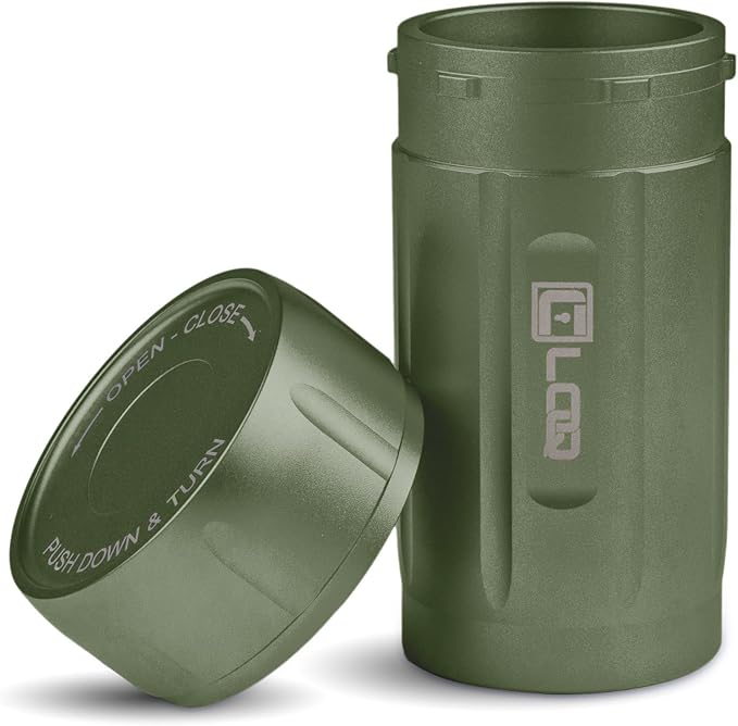 EDC120 Rugged Waterproof EDC Survival Tactical Storage Container, Zytel