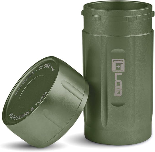 EDC120 Rugged Waterproof EDC Survival Tactical Storage Container, Zytel