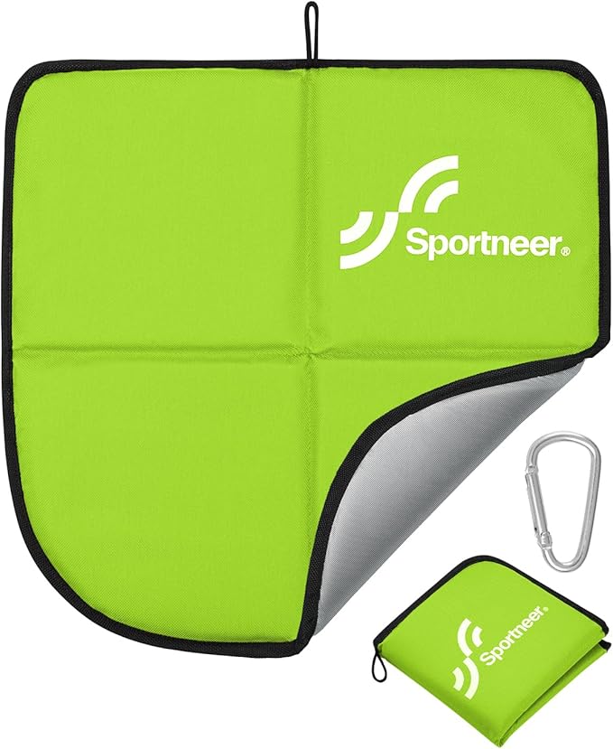 Sportneer Sitting Pad, Sit Pads for Backpacking Portable Camping Sit Pad Waterproof Folding Pad Stadium Seat Pad for for Camping Picnics Hiking