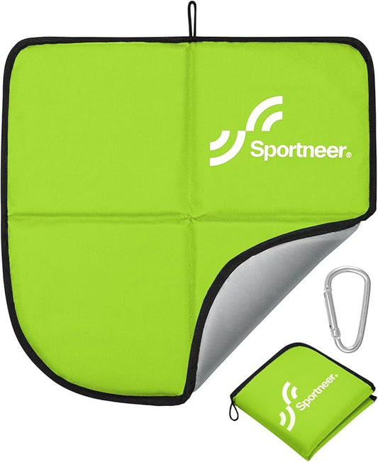 Sportneer Sitting Pad, Sit Pads for Backpacking Portable Camping Sit Pad Waterproof Folding Pad Stadium Seat Pad for for Camping Picnics Hiking