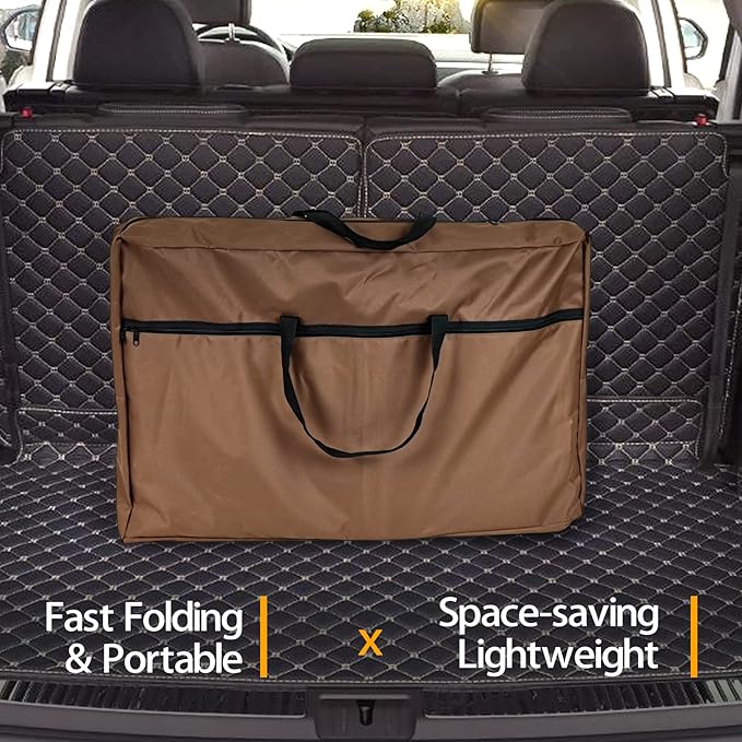 CampLand Folding Cooking Table Outdoor Portable Cook Station Aluminum Camping Kitchen with Storage Organizer, Windscreen, Hooks for BBQ, Party