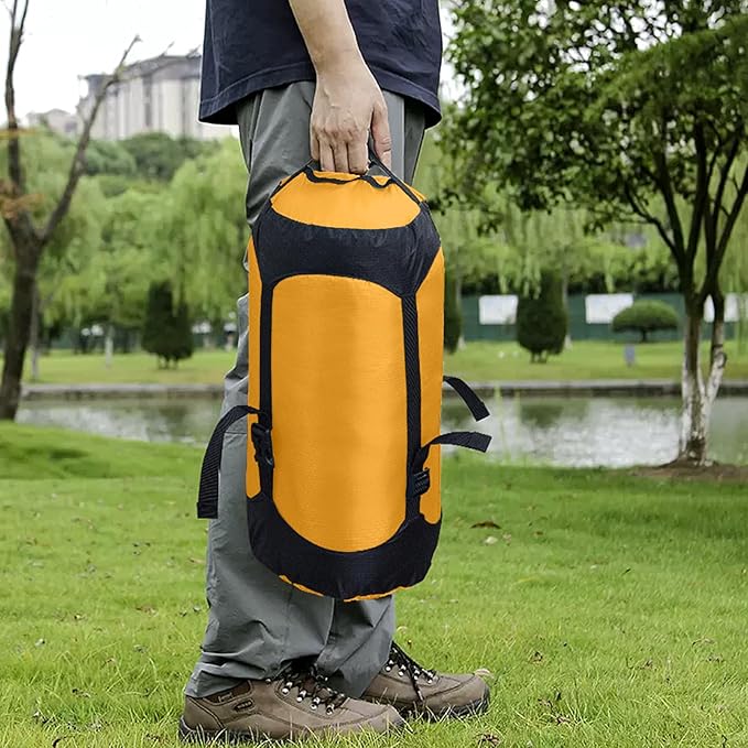 Compression Stuff Sack, 5L/8L/18L/25L/35L Lightweight Sleeping Bags Storage Compression Sack, More 40% Storage for Camping, Hiking, Backpacking Trip
