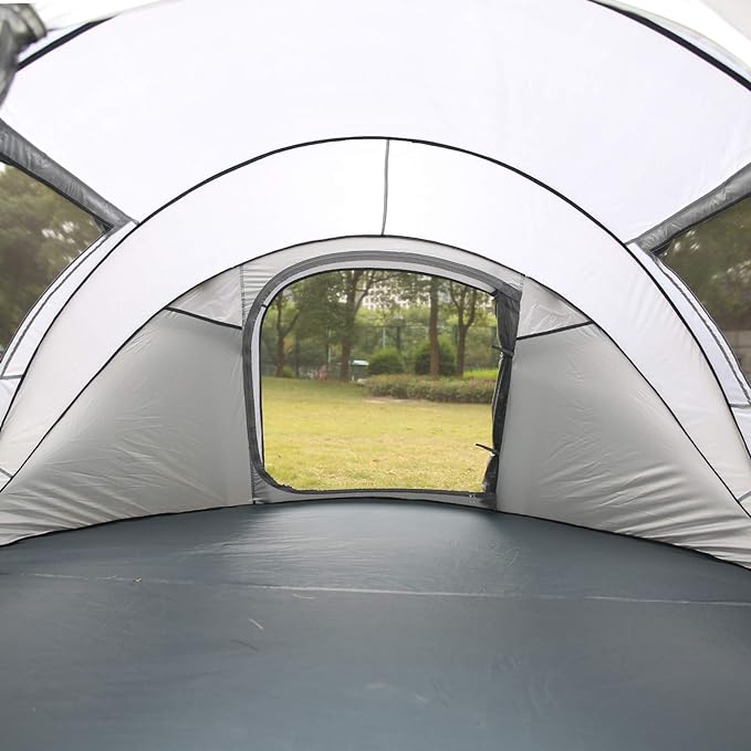 EchoSmile Camping Instant Pop Up Tent, 2/4/6/8/10 Person, Water Resistant Dome, Easy Setup for Camping Hiking and Outdoor, Portable with Carry Bag, 3 Season