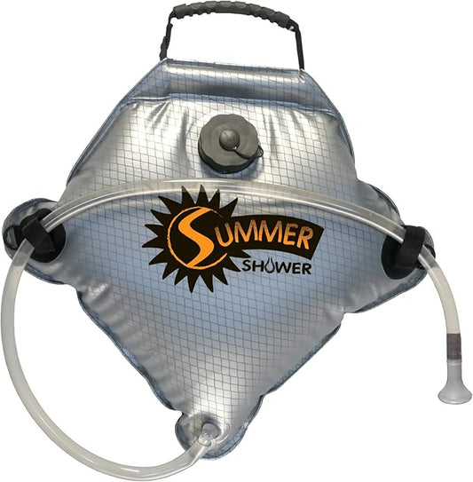 ADVANCED ELEMENTS - Summer Shower/Solar Shower - Different Capacity - Shower Head - Reflective Mirror - Fill Valve - Black or Silver