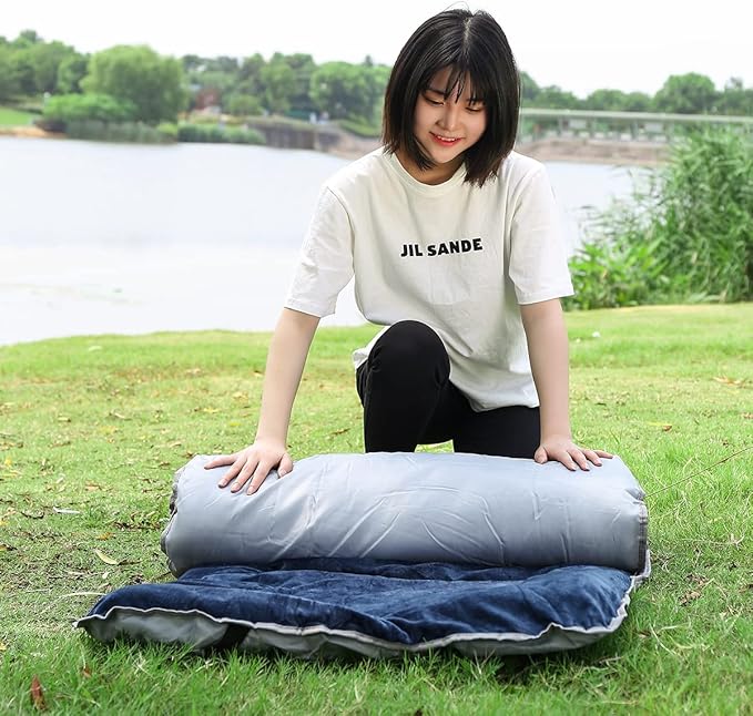 Sleeping Cot Pads (75" x 28") with Elastic Straps Portable for Outdoor & Hiking, Cotton Soft Thick Camping Cot Pad,Waterproof