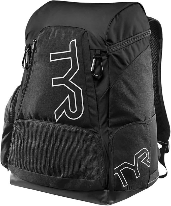 Alliance Backpack, 45L Capacity, Wet and Dry Compartments, Team Colors, Black/Black, 45 Liter