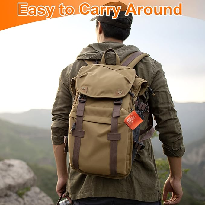 Benvo Mosquito Head Net Mesh, Face Neck Fly Netting Hood from Bugs Gnats Noseeums Screen Net for Any Outdoor Lover- with Carry Bags Fits Most Sizes of Hats Caps (2pcs, Black, Updated Big Net)