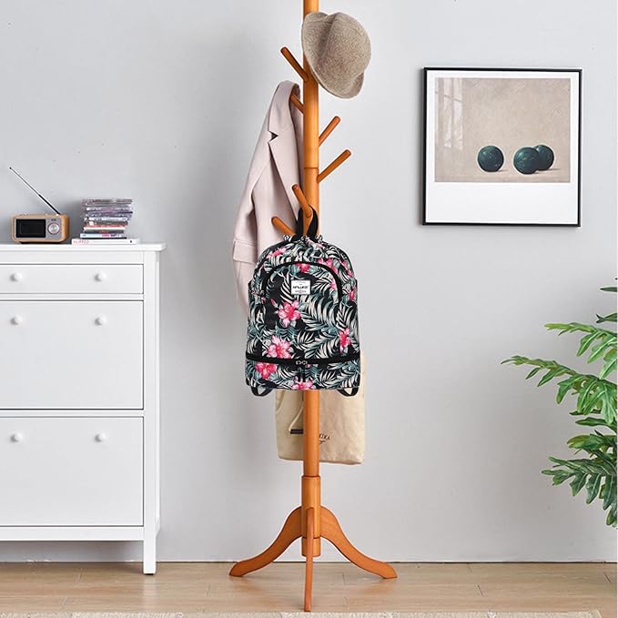 Dry Wet Drawstring Backpack with Shoe Compartment for Women Adjustable Gym Bag