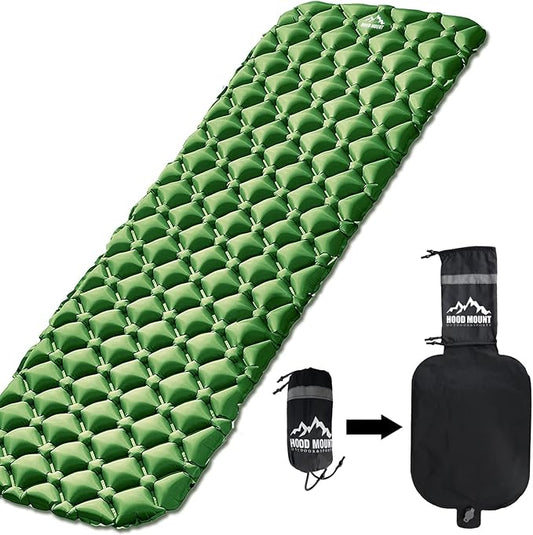 Sleeping pad,Camping pad,for Camping, Hiking, Kayaking, or Any Other Outdoor Activity.(Includes Repair kit & Inflatable Bag)