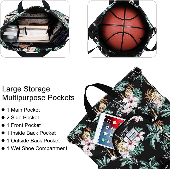 Dry Wet Drawstring Backpack with Shoe Compartment for Women Adjustable Gym Bag