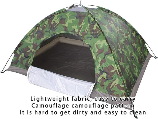 Sutekus Tent Camouflage Patterns Camping Tent Backpacking Tent for Camping Hiking 【Outdoor Equipment】