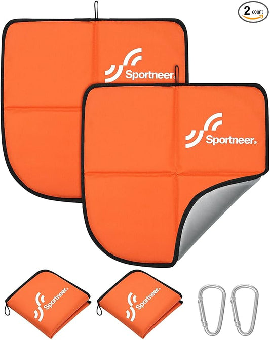 Sportneer Sitting Pad, Sit Pads for Backpacking Portable Camping Sit Pad Waterproof Folding Pad Stadium Seat Pad for for Camping Picnics Hiking
