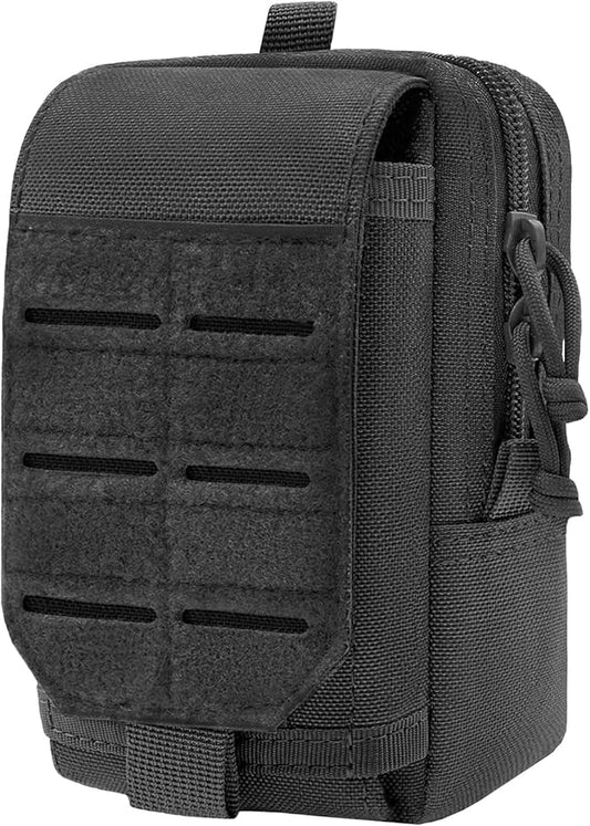 Tactical EDC Pouch, Molle Utility Pouch Gadget Organizer Holder Bag Phone Holster Waist Pack Admin Pouch Tool Pocket for Outdoor Activities, Attached to Backpack/Vest/Belt