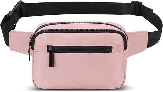 Fanny Packs for Women Men, Fashion Waist Pack Crossbody Bags Belt Bag with Adjustable Strap for Running Hiking Travel.