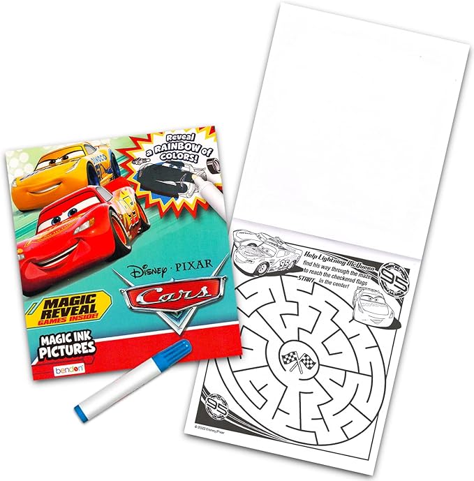Disney Pixar Toy Story Coloring Book Ultimate Assortment Set ~ Bundle Includes 4 Books Featuring Disney Cars, Toy Story, Finding Nemo and Onward (Includes Stickers)
