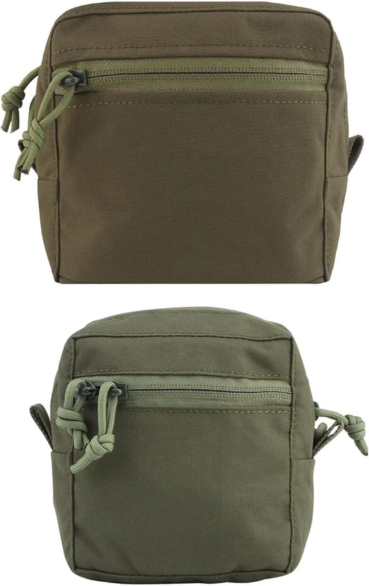 Tactical Molle Pouch Compact EDC Utility Gadget Pouch Waist Bags Sundries Storage Admin Organize Gear Gadget for Military Backpack Vest