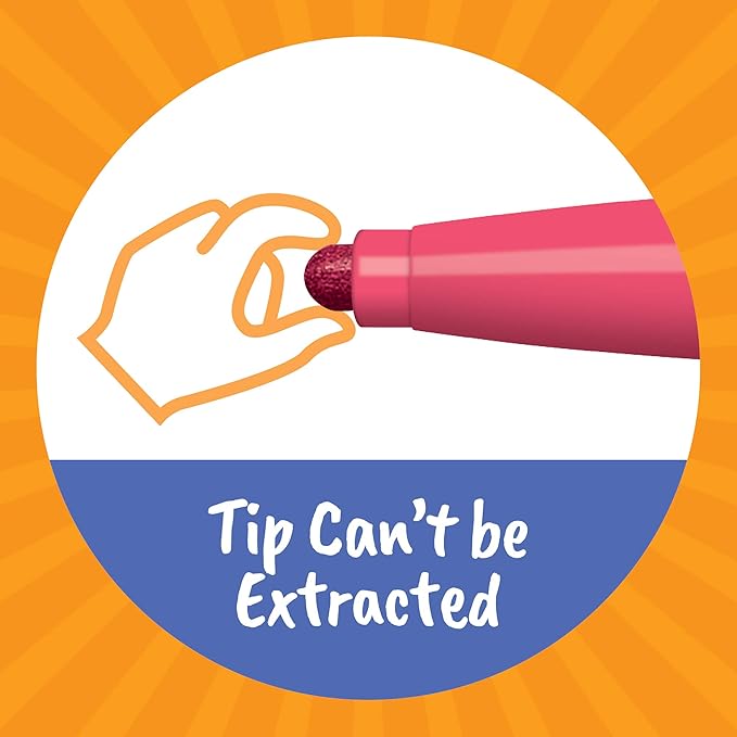 BIC Magic Marker, Flexible Brush Tip (4.5 mm), Assorted Colors, Kids Coloring, 36-Count